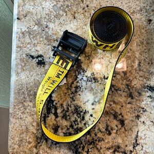 Off-White Industrial Belt Yellow Never Worn Brand New